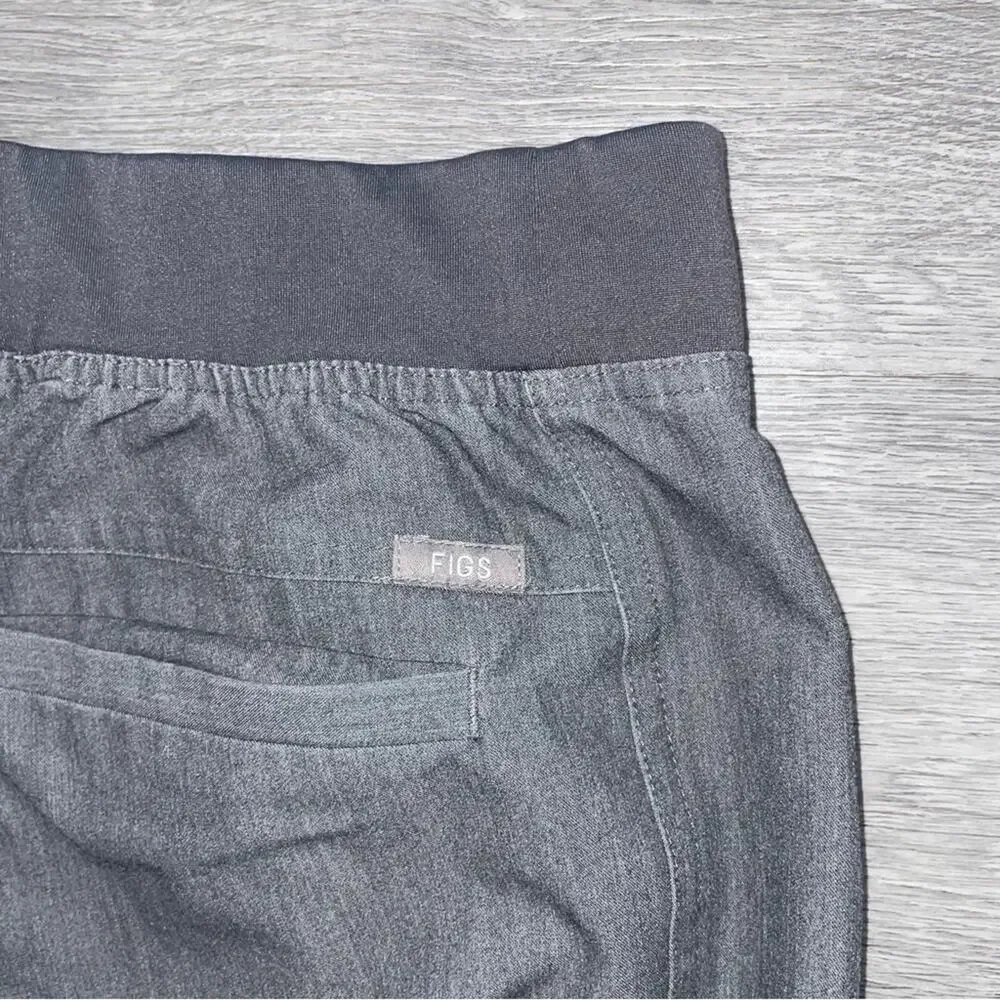 FIGS Axim Cargo Scrub Pant Men’s Medium Gray T2001 Technical Collection